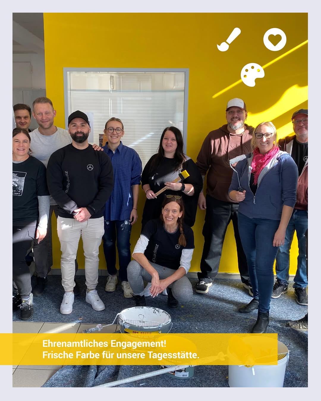 ✨ Unsere Tagesstätte in Böblingen erstrahlt neuerdings auch in Gelb! ✨
Vor&hellip;