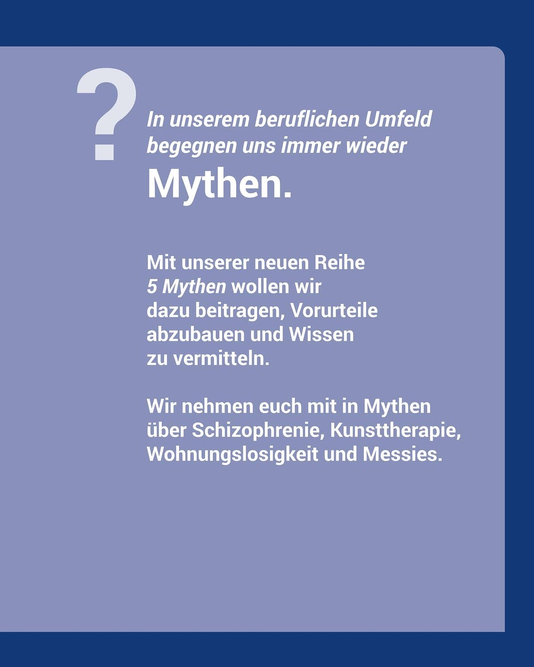  Mythos oder Wahrheit? In unserem beruflichen Alltag begegnen uns immer wieder&hellip;