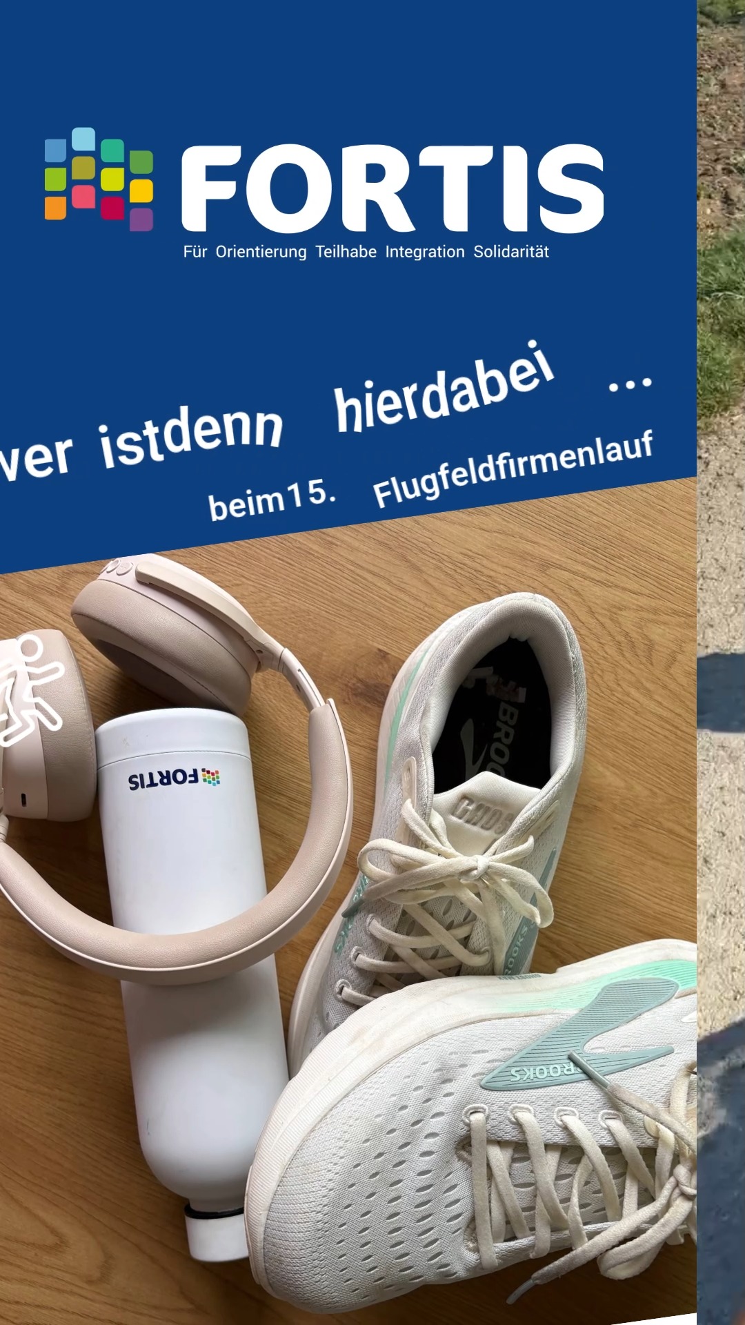 Der Countdown zum Flugfeld-Firmenlauf läuft… mittlerweile trainiert auch Julia&hellip;