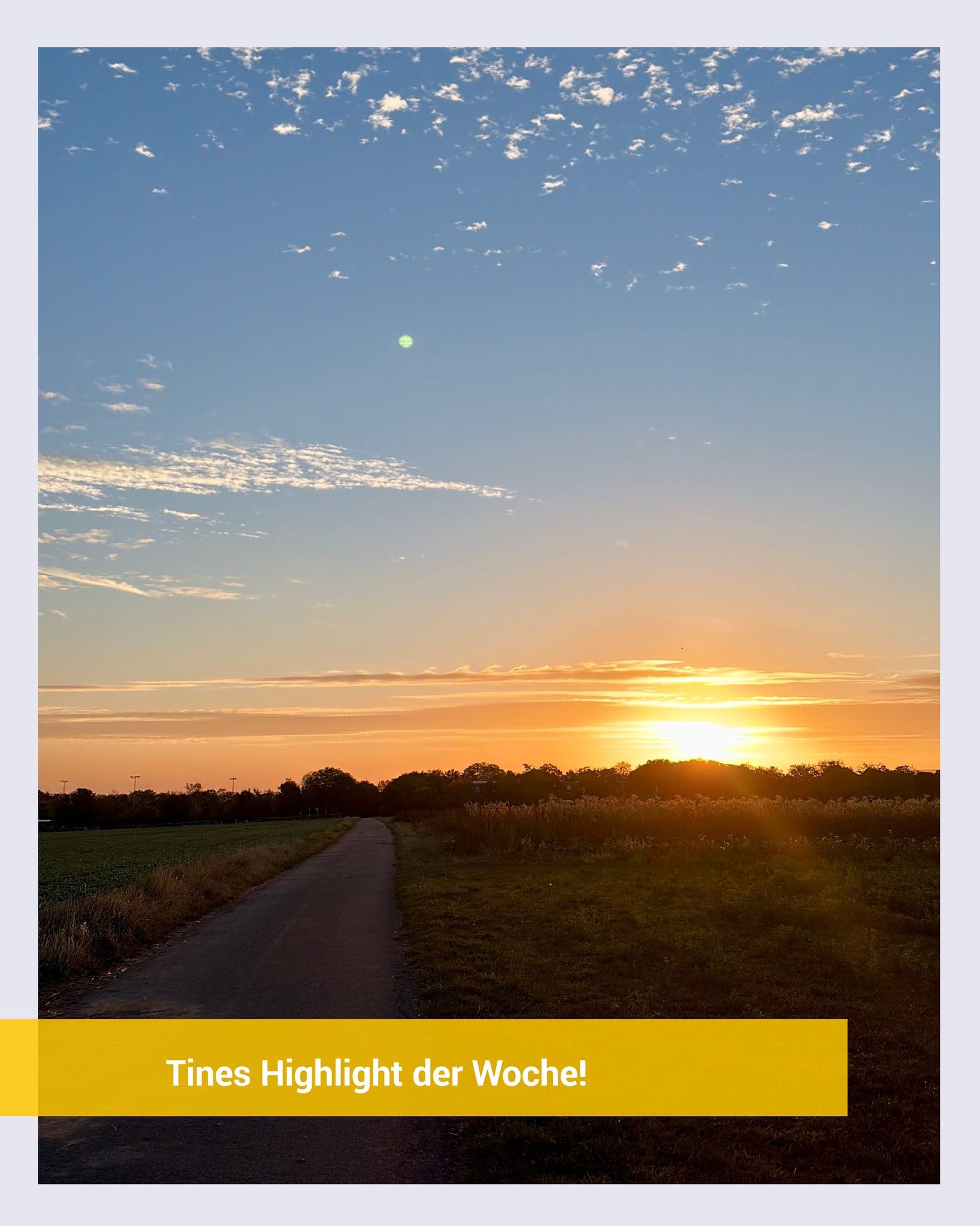 Ist das nicht umwerfend …!? 

Es gibt durchaus gute Gründe, morgens etwas früher&hellip;